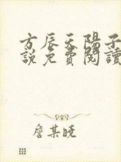 方辰天阳子的小说免费阅读封面