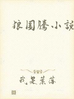 狼图腾小说