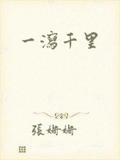 一泻千里封面