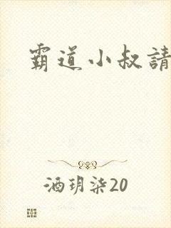霸道小叔请轻撩