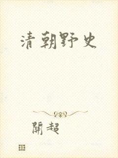 清朝野史