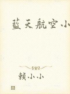 蓝天航空小说