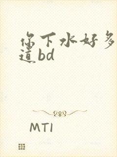 你下水好多下水道bd