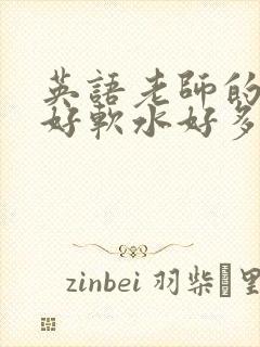 英语老师的兔子好软水好多