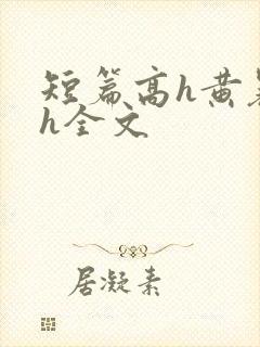 短篇高h黄暴辣h全文封面
