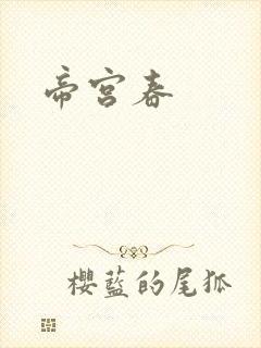 帝宫春封面