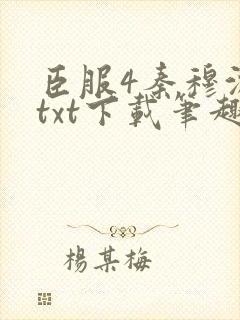 臣服4秦穆沈流txt下载笔趣阁