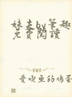 妹夫by笔趣阁免费阅读封面