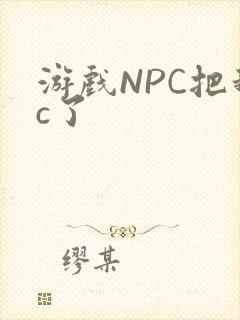 游戏NPC把我c了