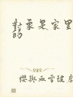 对象是家里安排的封面