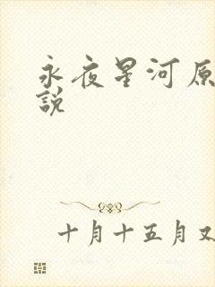 永夜星河原著小说
