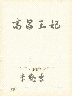 高昌王妃封面