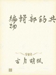 编辑部的共享玩物封面