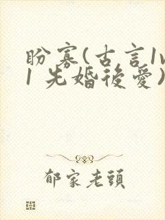 盼寡(古言1v1 先婚后爱)荔枝好多封面