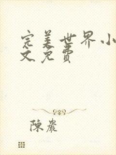 完美世界小说全文免费