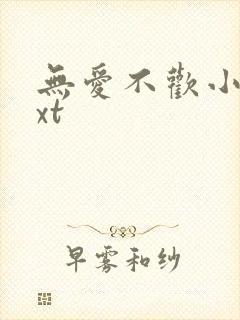 无爱不欢小说txt封面