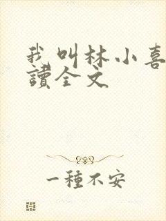 我叫林小喜全阅读全文