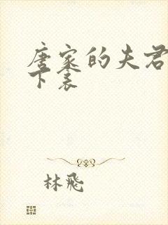 唐家的夫君们帘下衾封面