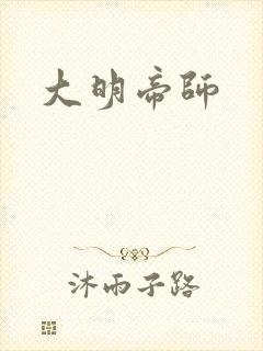 大明帝师封面