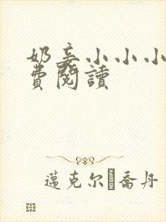 奶妾小小小说免费阅读