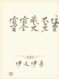 偷偷藏不住无弹窗全文免费阅读封面