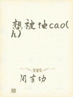 想被他cao(h)