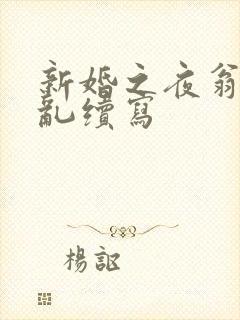 新婚之夜翁莹情乱续写封面