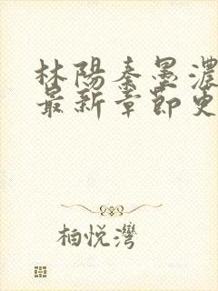 林阳秦墨浓小说最新章节更新