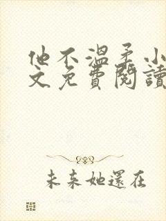 他不温柔小说全文免费阅读无弹窗
