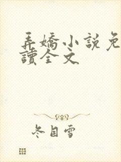 弄娇小说免费阅读全文
