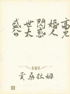 盛世闪婚高冷老公太惑人免费阅读