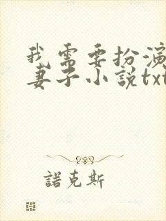 我需要扮演他的妻子小说txt封面
