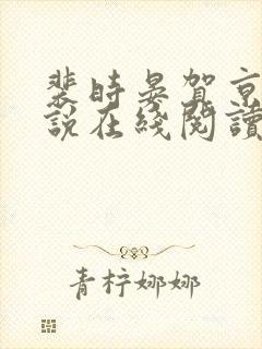 裴时晏贺京夏小说在线阅读封面