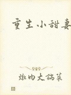 重生小甜妻