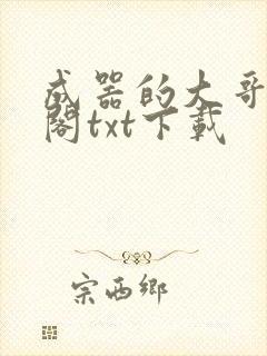 成器的大哥笔趣阁txt下载