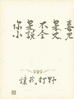 你是不是喜欢我小说全文免费阅读封面