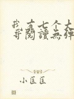 我有七个大佬哥哥阅读无弹窗