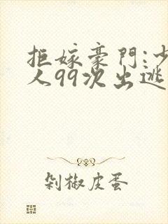 拒嫁豪门:少夫人99次出逃txt