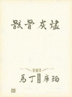骸骨灰烬封面