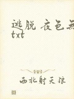 逃脱 夜色无边txt封面
