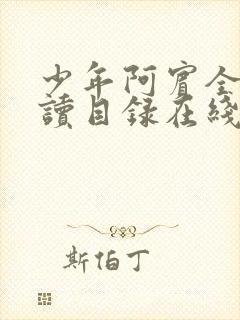 少年阿宾全文阅读目录在线阅读黄小洁