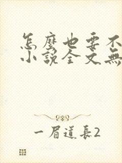 怎么也要不够她小说全文无弹窗