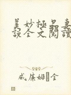 美妙极品妻子小说全文阅读