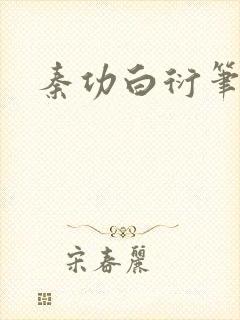 秦功白衍笔趣阁