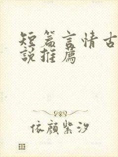 短篇言情古言小说推荐封面