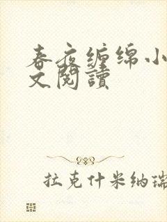 春夜缠绵小说全文阅读