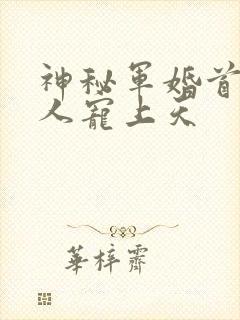 神秘军婚首长大人宠上天