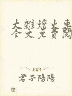 大杂烩火车小说全文免费阅读
