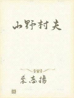 山野村夫封面