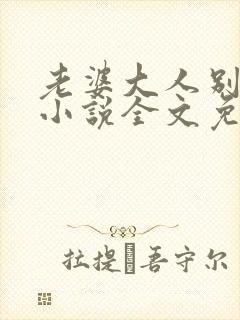 老婆大人别想逃小说全文免费阅读